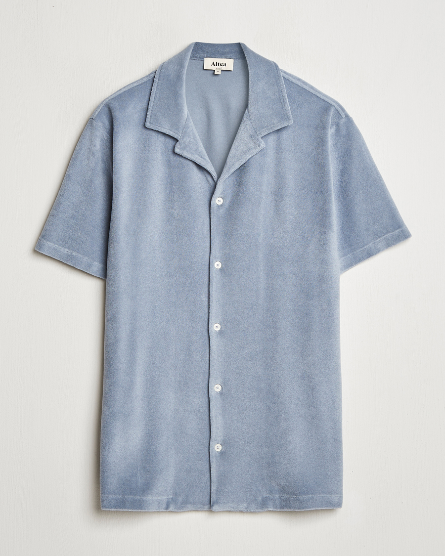 Heren | Overhemden | Altea | Terry Bowling Shirt Steel