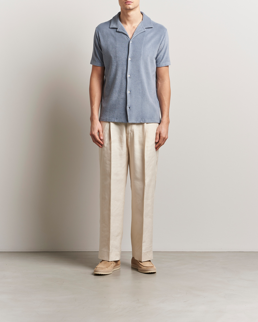 Heren | Overhemden | Altea | Terry Bowling Shirt Steel