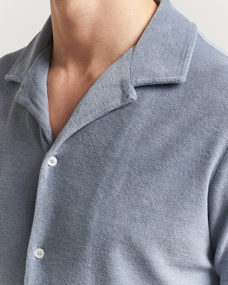 Heren | Overhemden | Altea | Terry Bowling Shirt Steel