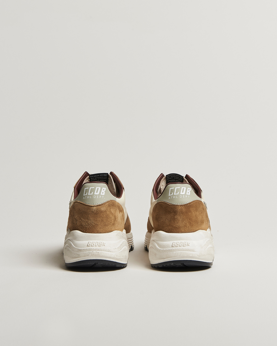 Heren | Golden Goose Running Sole Sneakers White/Brown | Golden Goose | Running Sole Sneakers White/Brown