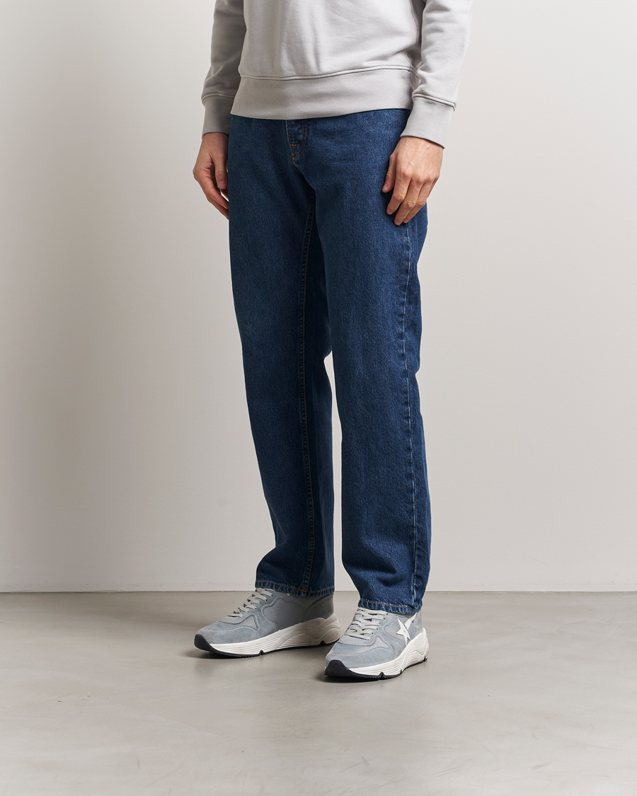 Heren | Golden Goose Running Sole Sneakers Bluette/White | Golden Goose | Running Sole Sneakers Bluette/White