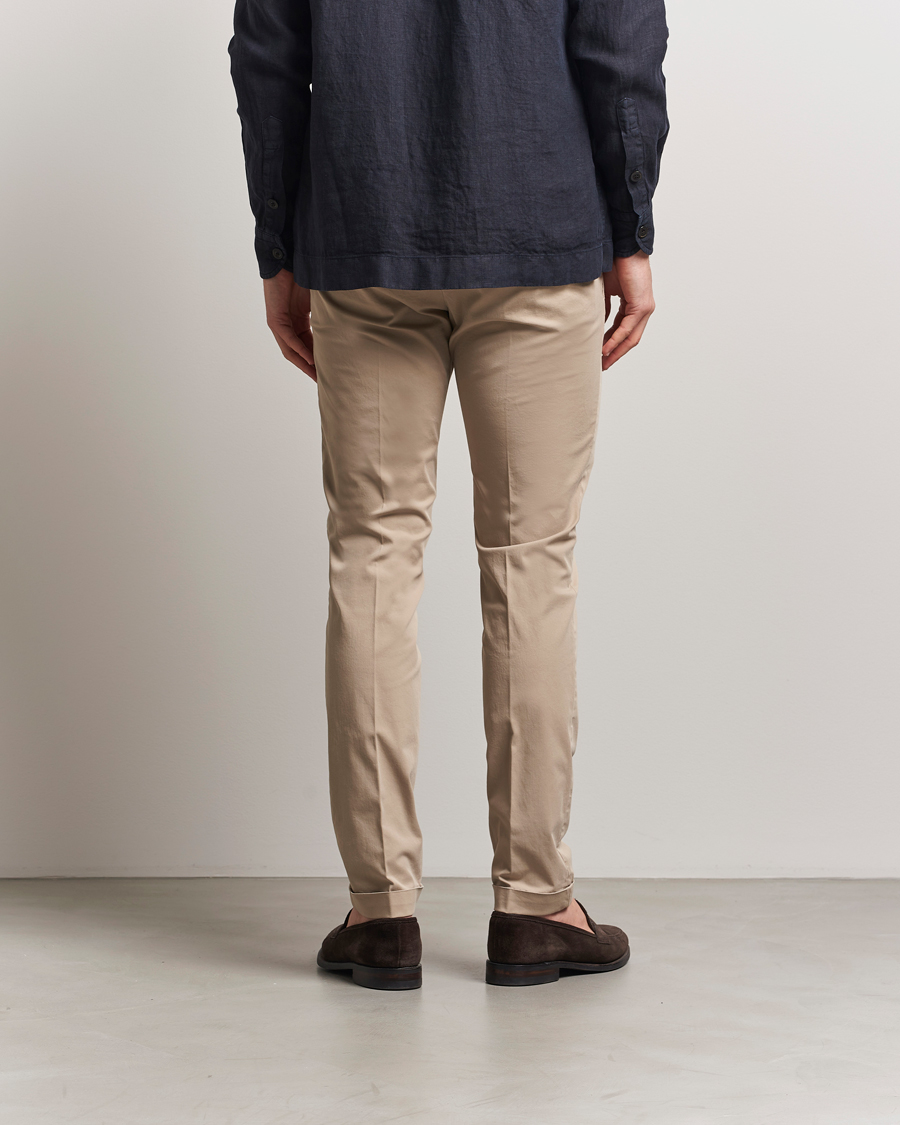 Heren | Broeken | Briglia 1949 | Slim Fit Cotton Chinos Taupe