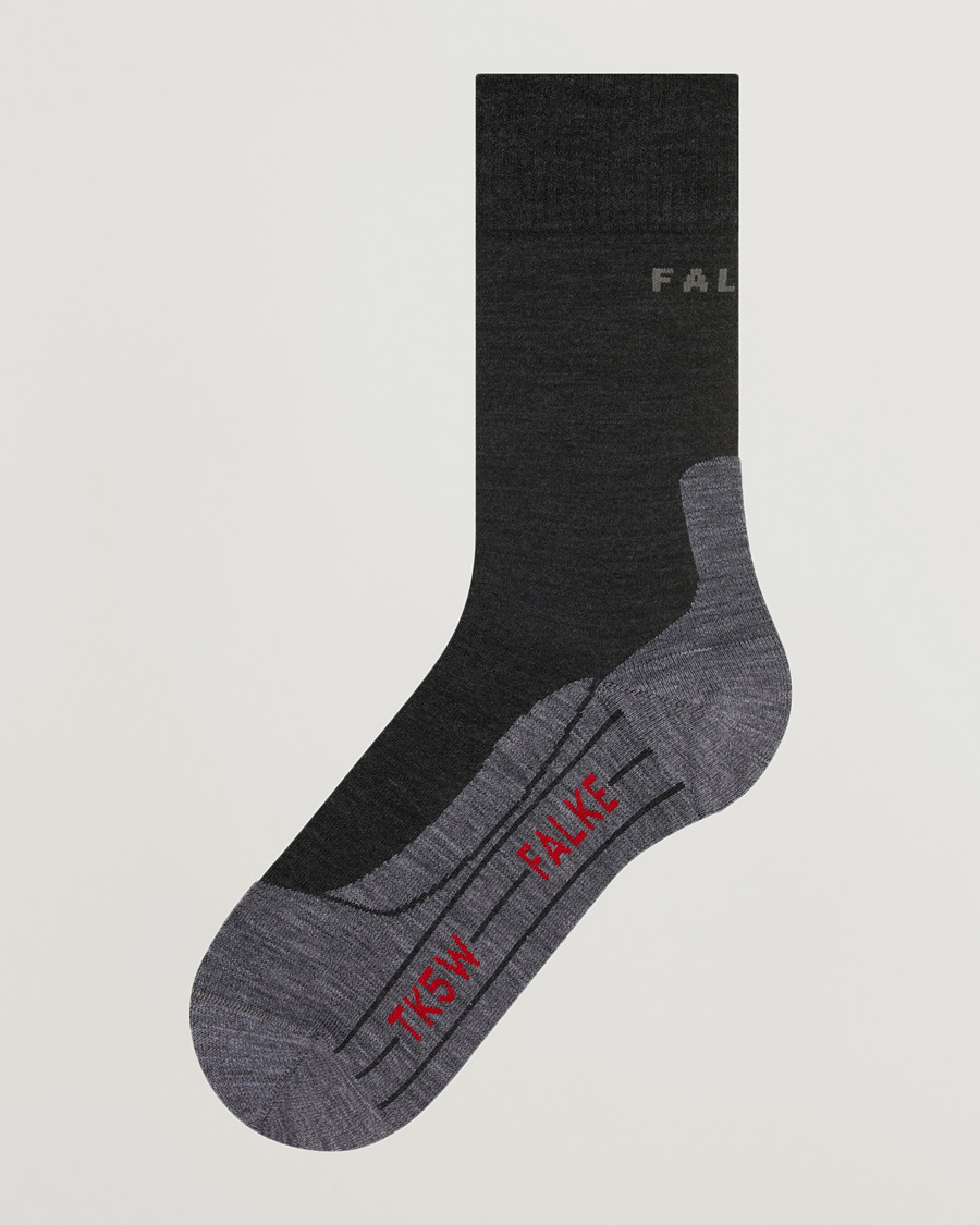 Heren | Ondergoed | Falke Sport | TK5 Wander Trekking Socks Asphalt