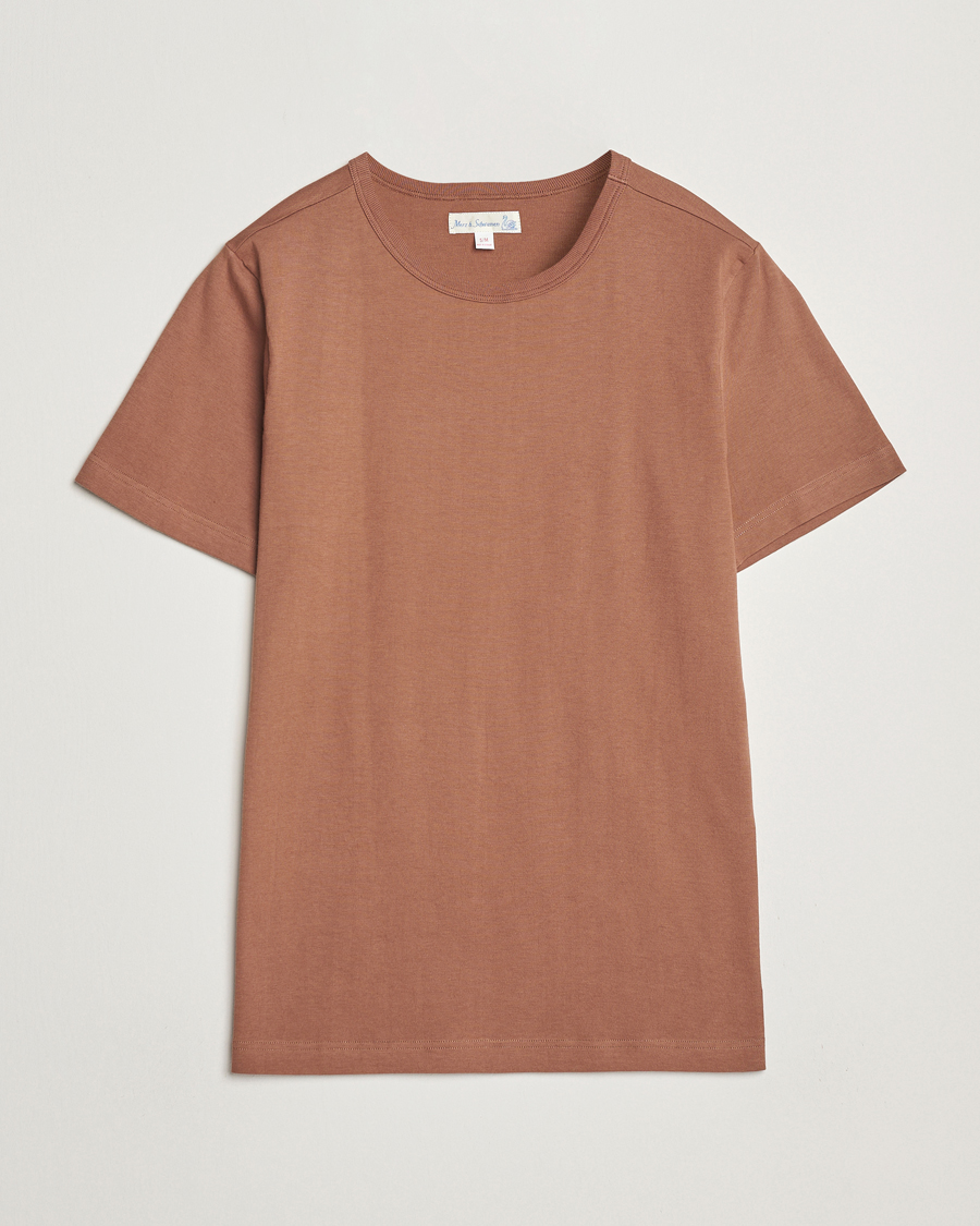 Heren | T-shirts | Merz b. Schwanen | 1950s Classic Loopwheeled Nut
