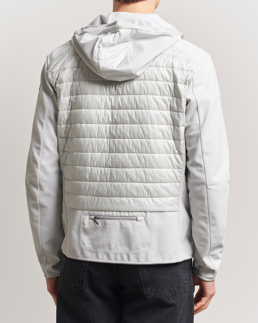 Heren | Jassen | Parajumpers | Nolan Mesh Hooded Hybrid Ghiaccio