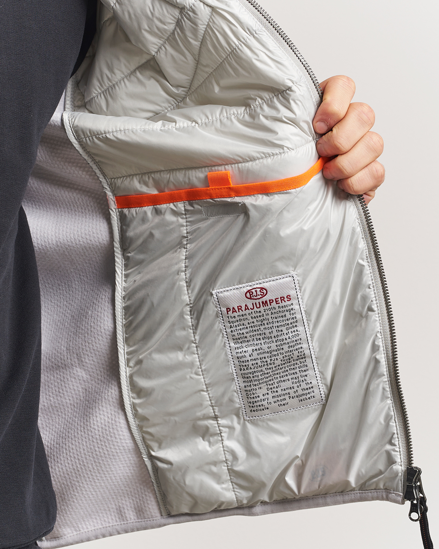 Heren | Jassen | Parajumpers | Nolan Mesh Hooded Hybrid Ghiaccio