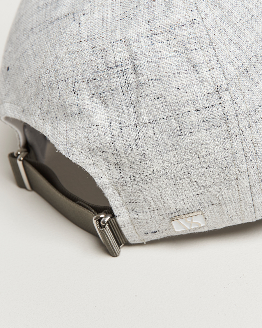 Heren | Varsity Headwear Linen Baseball Cap Pebble Grey | Varsity Headwear | Linen Baseball Cap Pebble Grey