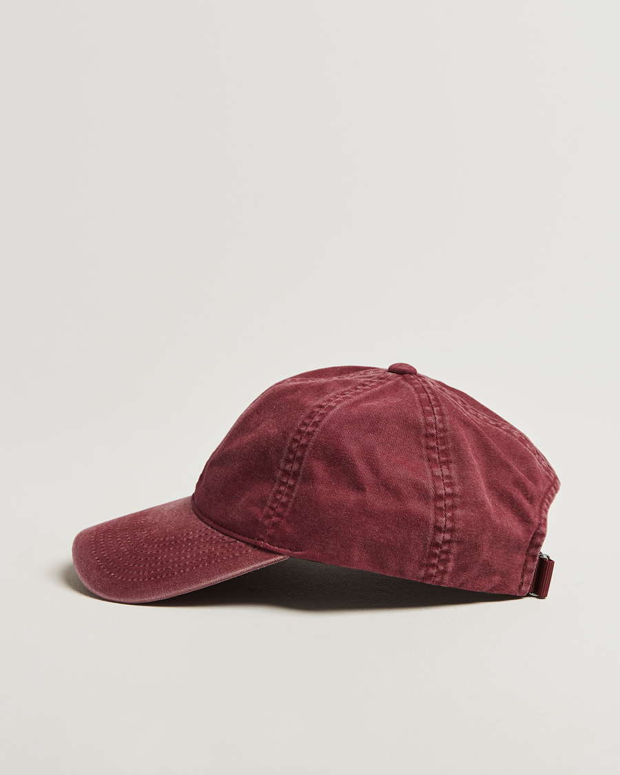 Heren | Varsity Headwear Washed Cotton Baseball Cap Burgundy | Varsity Headwear | Washed Cotton Baseball Cap Burgundy