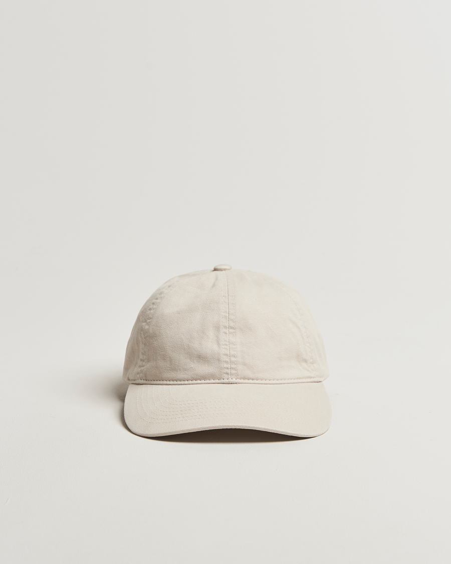 Heren | Hoeden en petten | Varsity Headwear | Washed Cotton Baseball Cap Light Beige