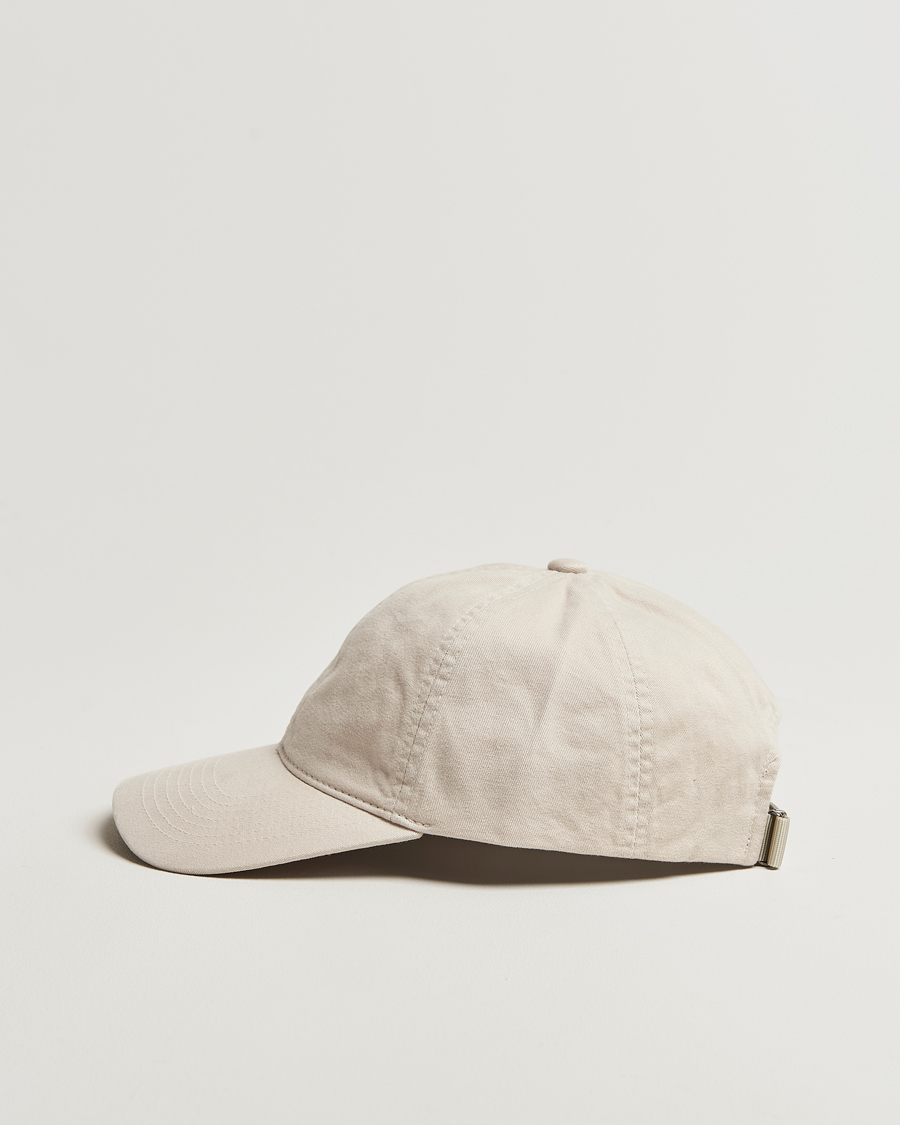 Heren | Hoeden en petten | Varsity Headwear | Washed Cotton Baseball Cap Light Beige