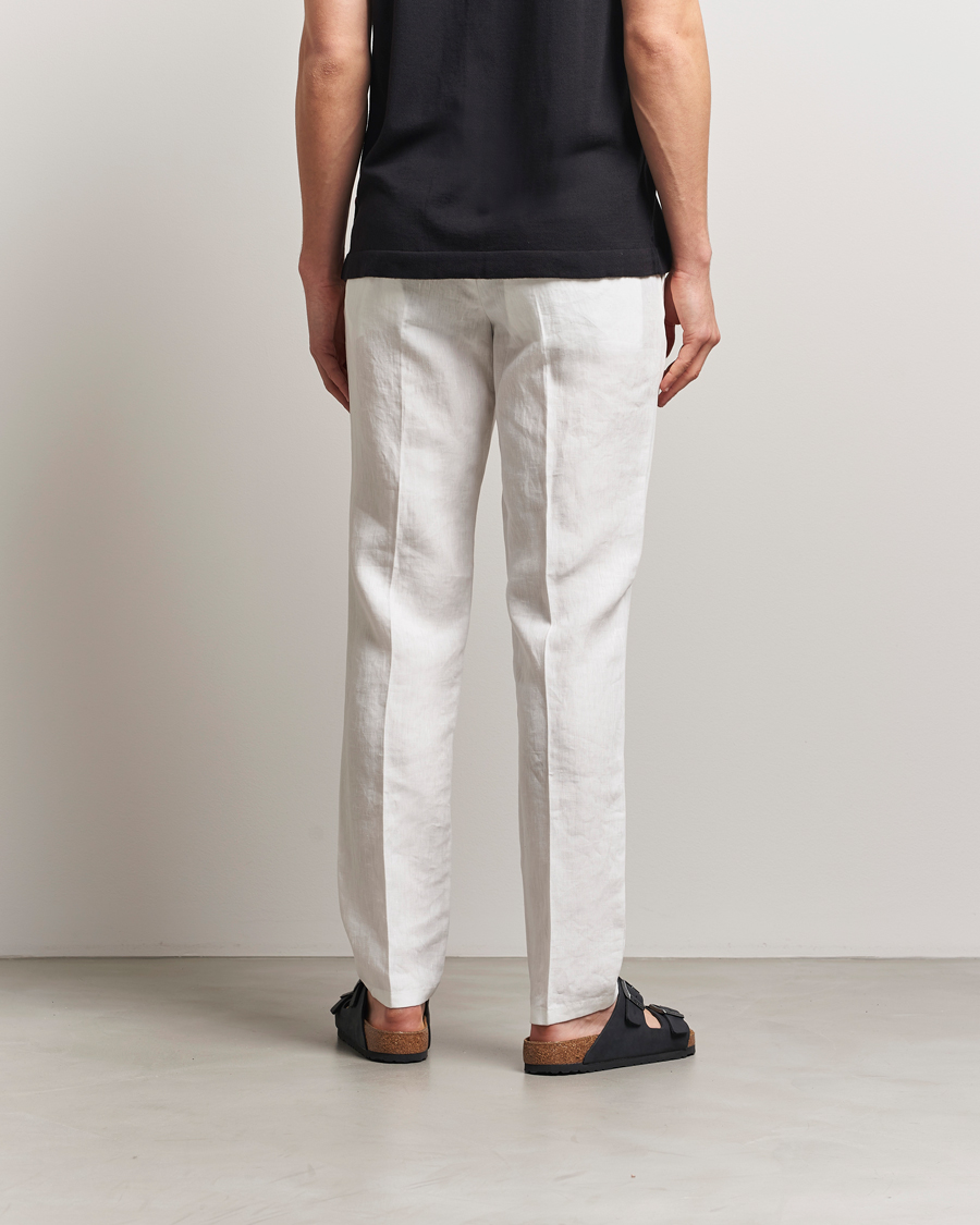 Heren | Broeken | Orlebar Brown | Griffon Italian Linen Trousers White Sand