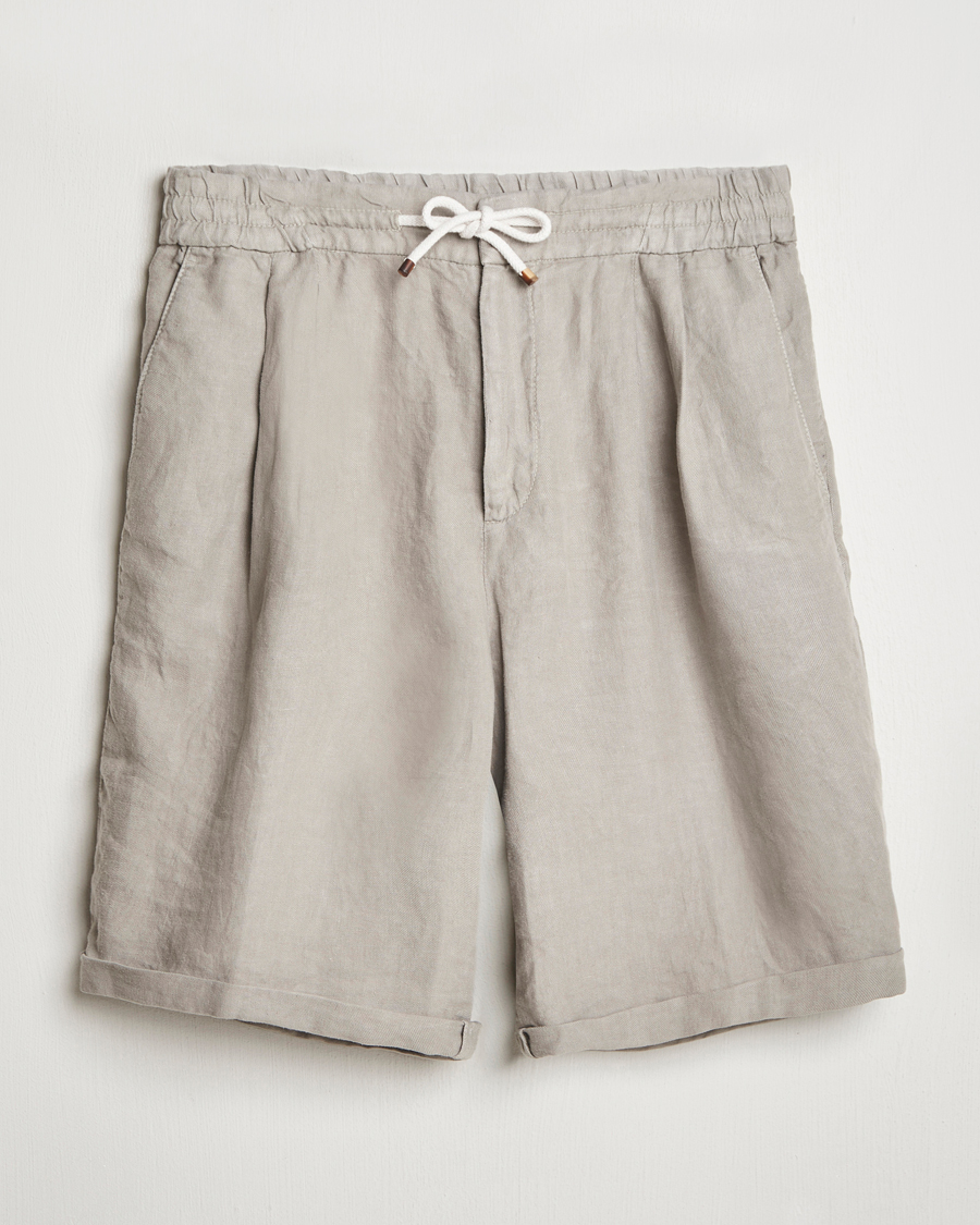 Heren | Korte broek | Brunello Cucinelli | Drawstring Shorts Khaki