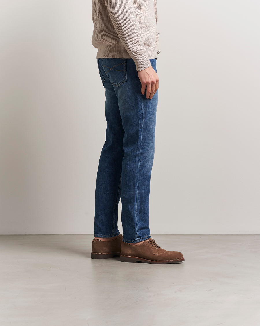 Heren | Brunello Cucinelli Plain Toe Derby Brown Suede | Brunello Cucinelli | Plain Toe Derby Brown Suede