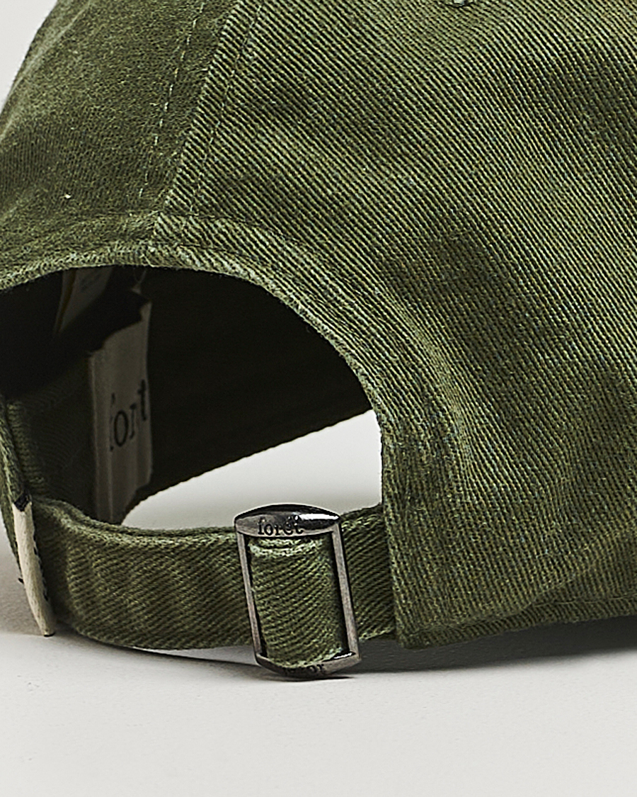 Heren | Forét Hawk Washed Cap Army | Forét | Hawk Washed Cap Army