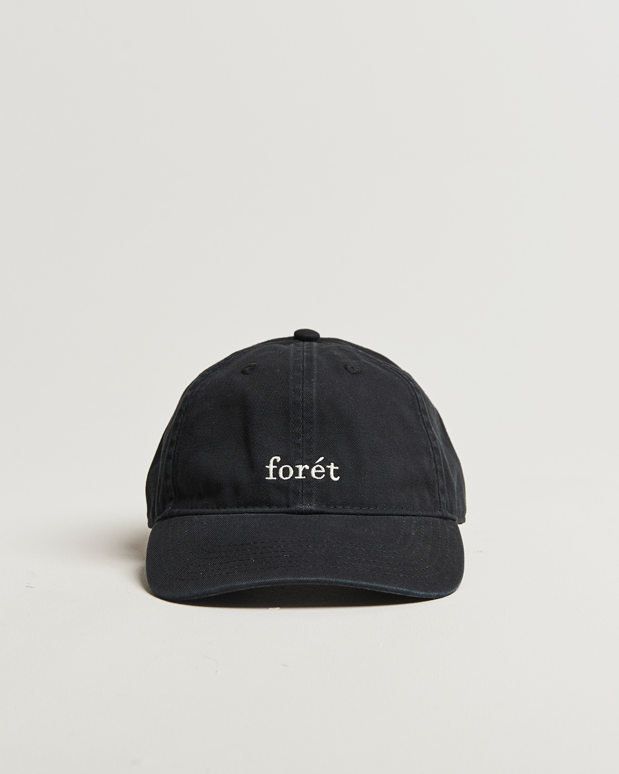 Heren | Hoeden en petten | Forét | Hawk Washed Cap Black
