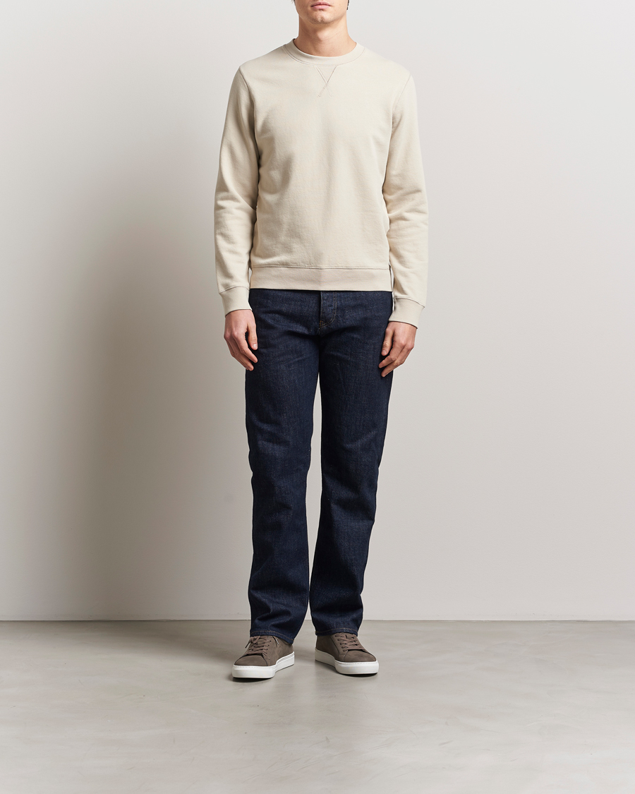 Heren | Truien | Sunspel | Loopback Sweatshirt Ash Grey