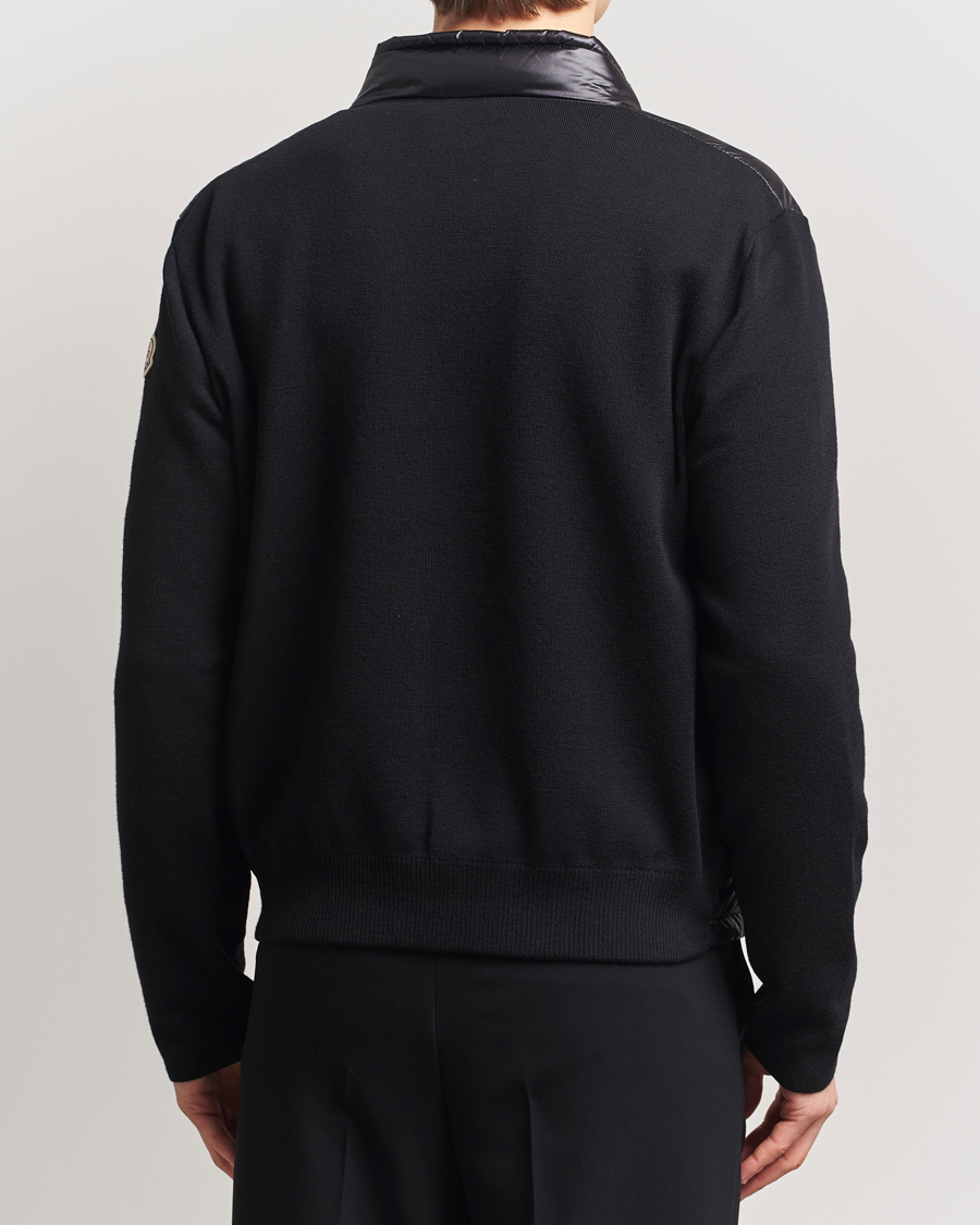 Heren | Truien | Moncler | Hybrid Zip Cardigan Black