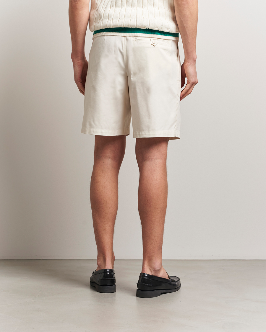 Heren | Korte broek | Fred Perry | Twill Pleated Tennis Shorts Ecru
