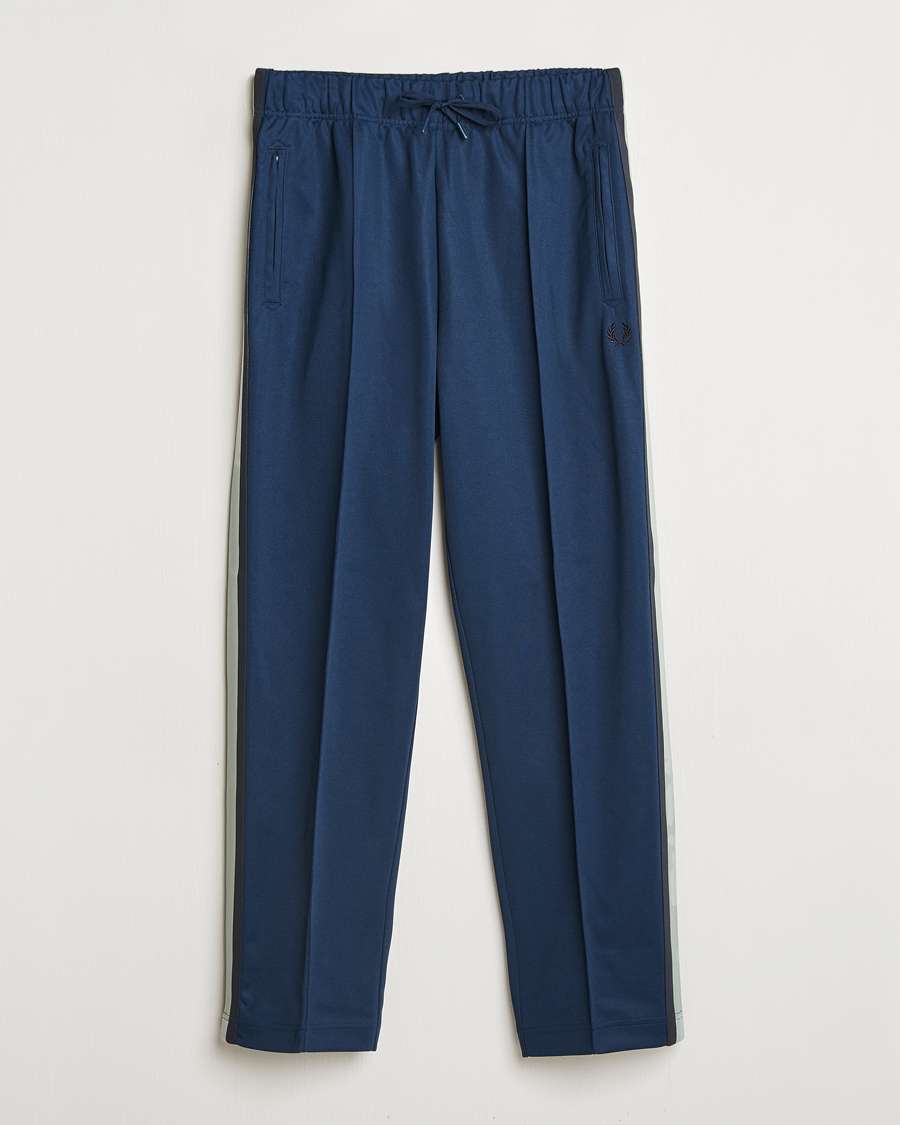 Heren | Broeken | Fred Perry | Two Color Taped Track Pants Tennis Blue