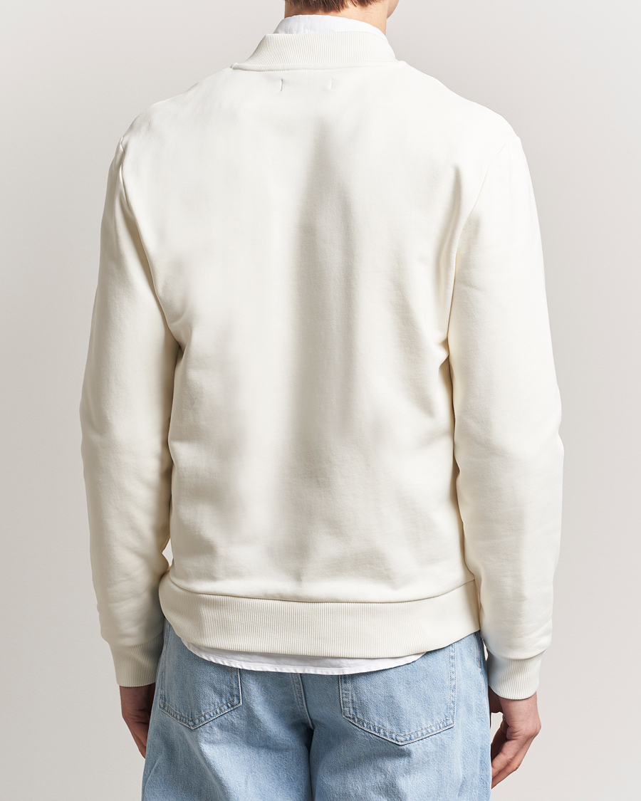 Heren | Truien | Fred Perry | Paneled Full Zip Sweatshirt Light Ecru