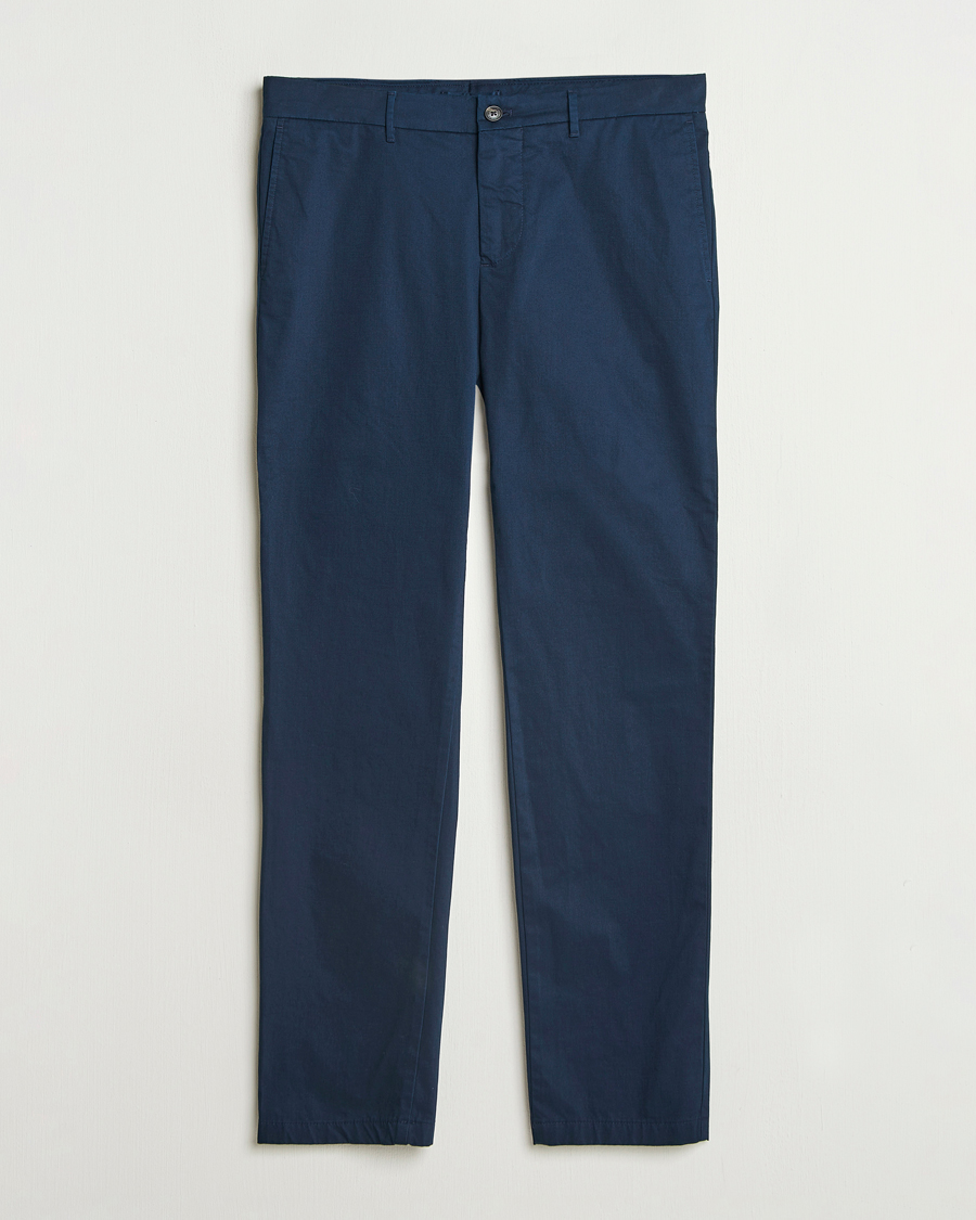 Heren | Broeken | J.Lindeberg | Ched Cloud Satin Pants Navy