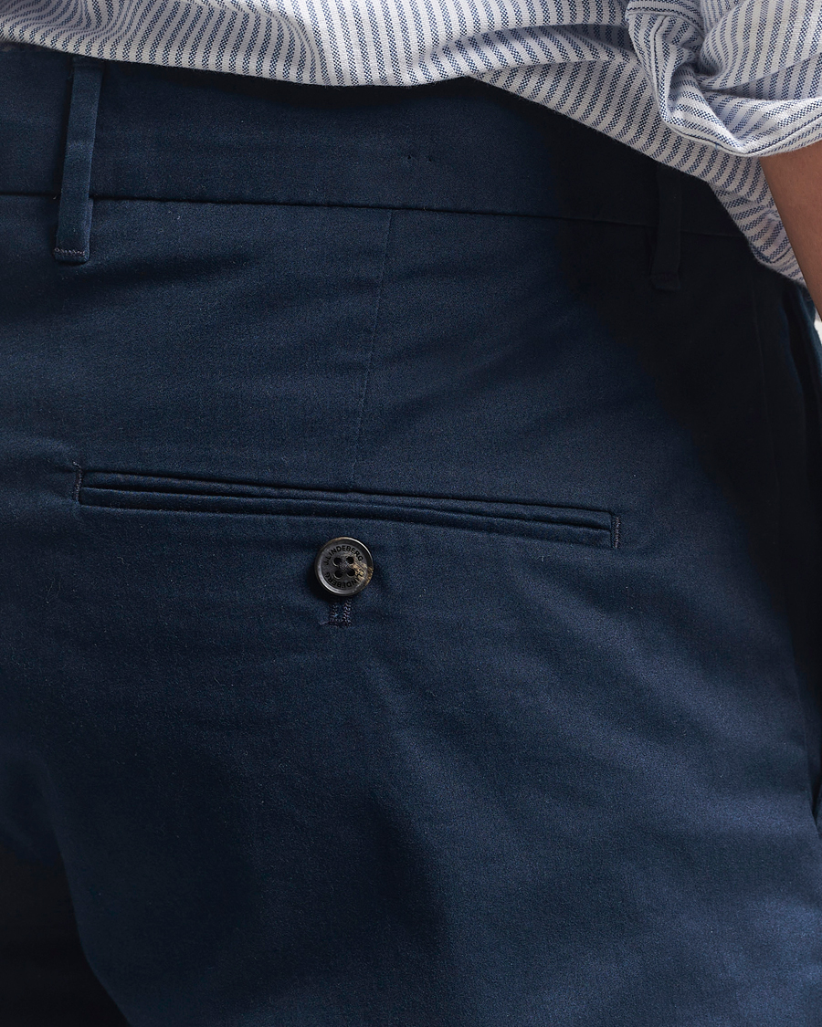 Heren | Broeken | J.Lindeberg | Ched Cloud Satin Pants Navy