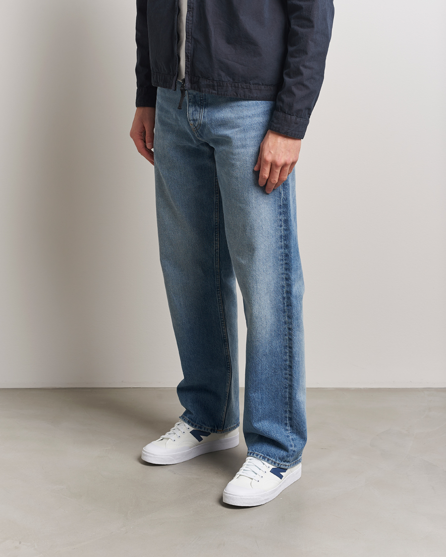 Heren | New Balance BB100 Sneakers White/Navy | New Balance | BB100 Sneakers White/Navy