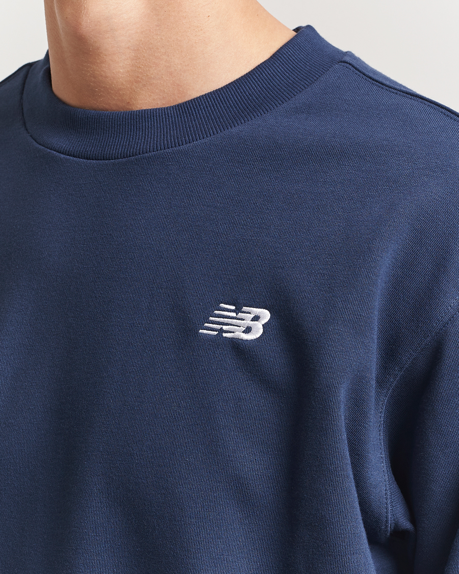 Heren | Truien | New Balance | Essentials French Terry Sweatshirt Navy