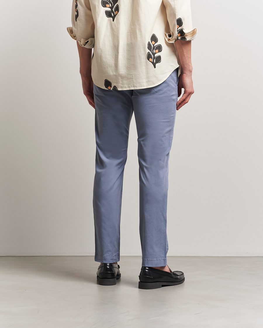 Heren | Broeken | Jacob Cohën | Bobby Cotton Gabardine Chinos Azure