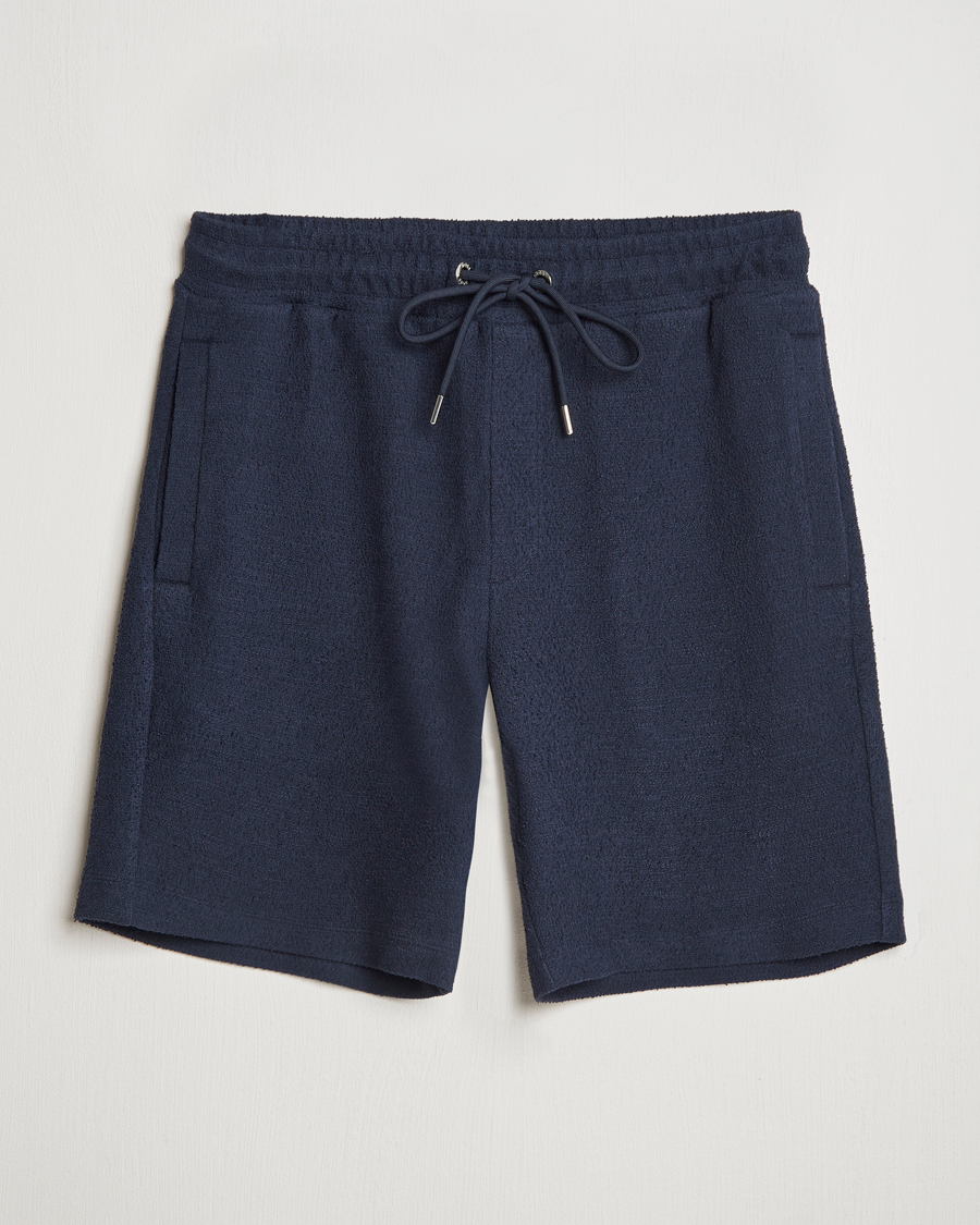 Heren | Korte broek | BOSS BLACK | Leoni Terry Sweatshorts Dark Blue
