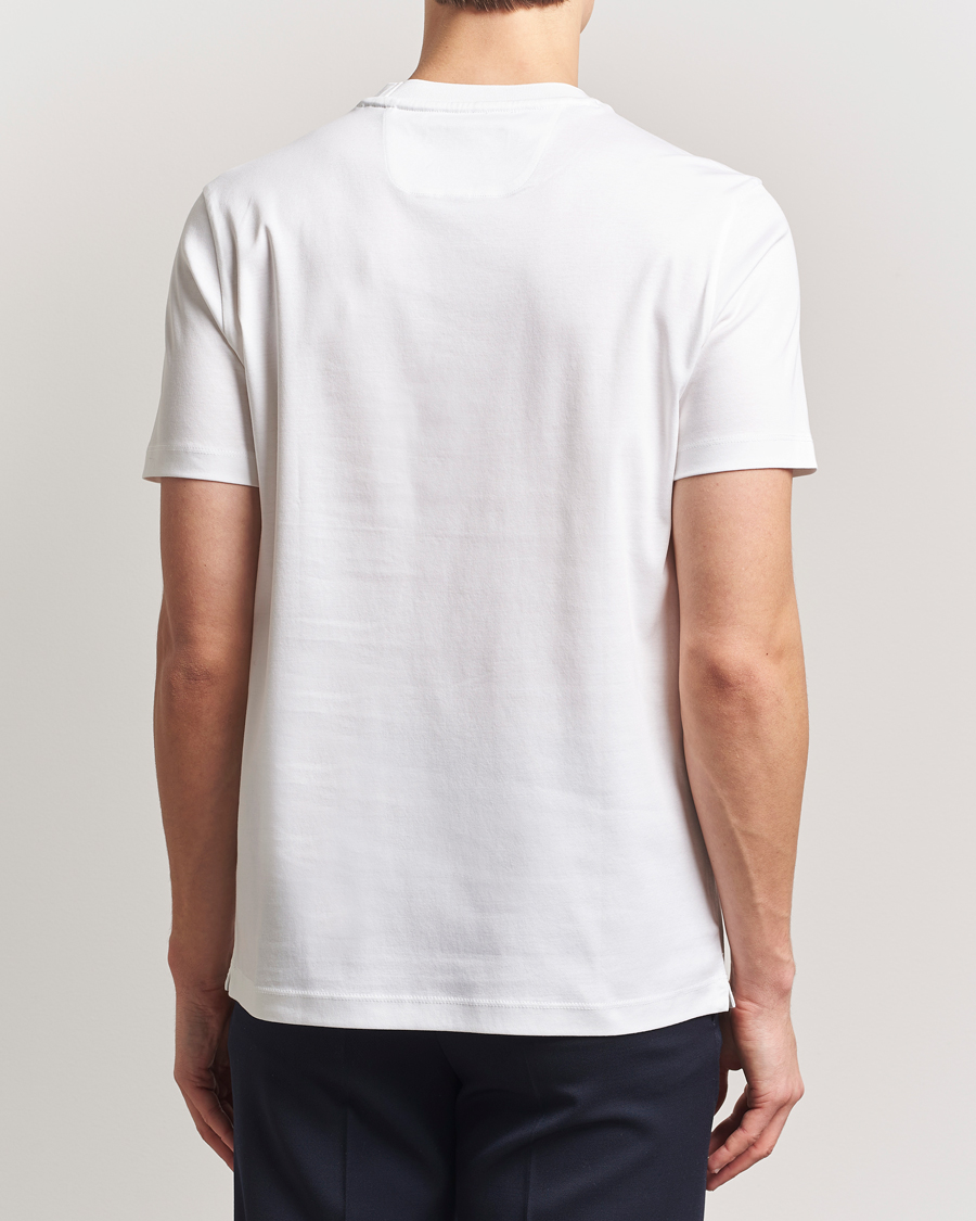 Heren | T-shirts | BOSS CAMEL | Tesar Cotton Knitted T-Shirt White
