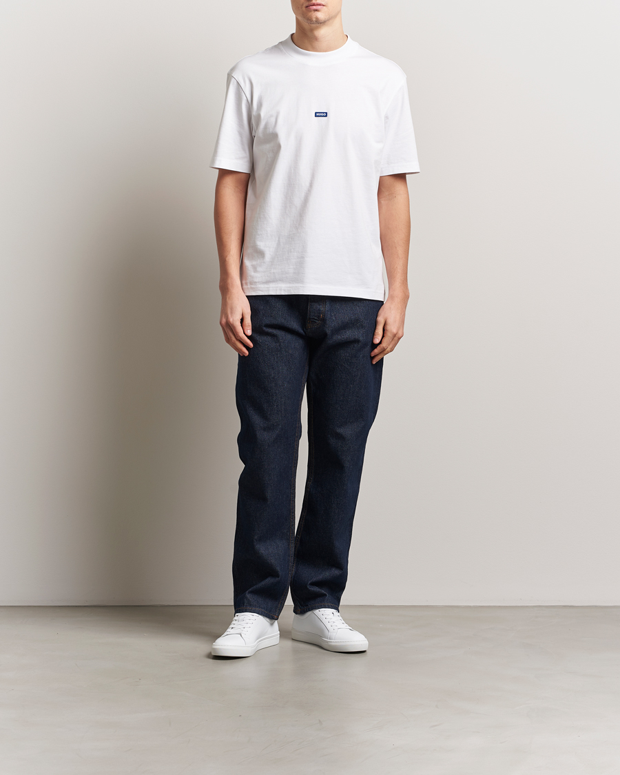 Heren | Jeans | HUGO | Jonah Straight Fit Jeans Dark Blue