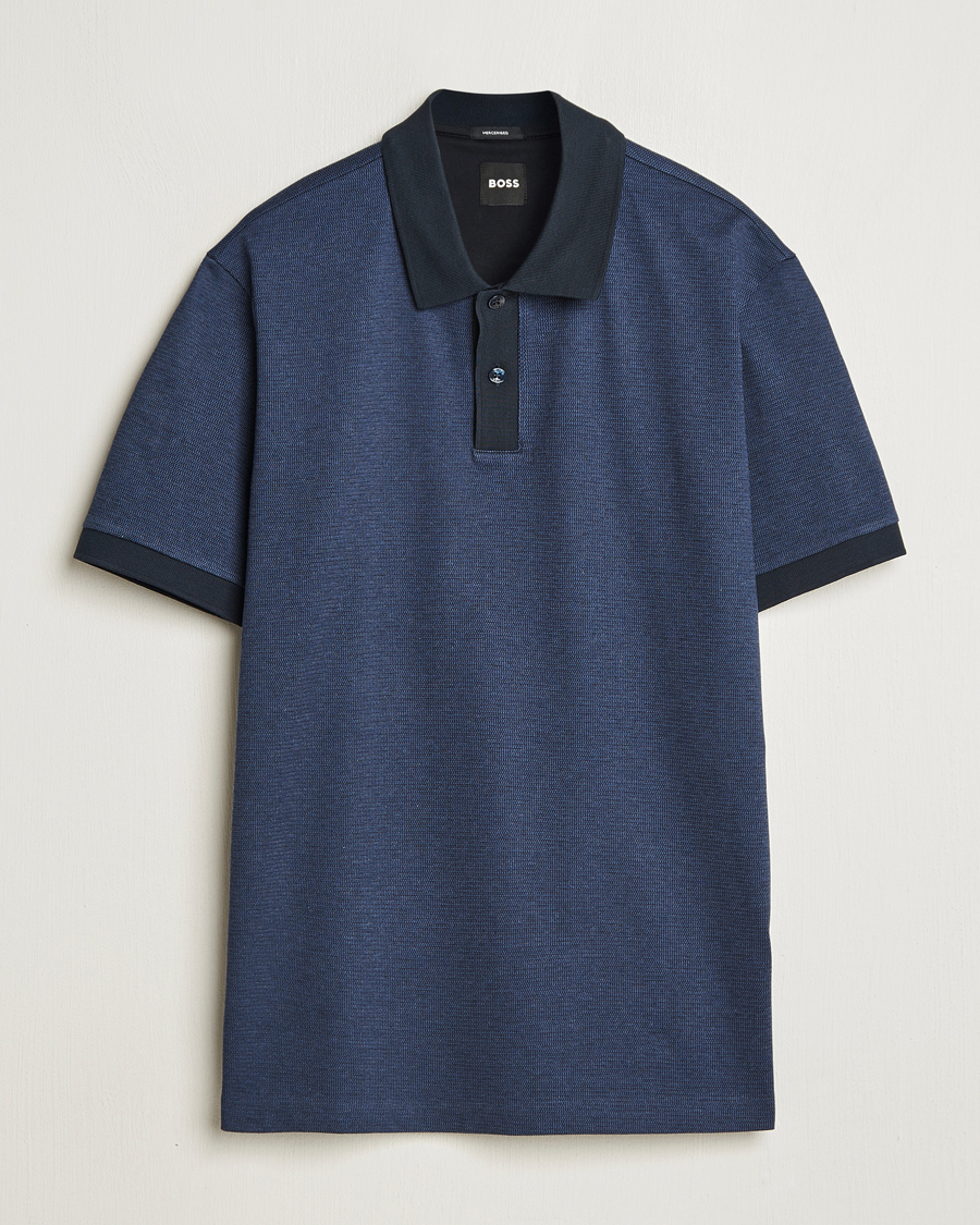 Heren | Polo's | BOSS BLACK | Parlay Jersey Polo Dark Blue