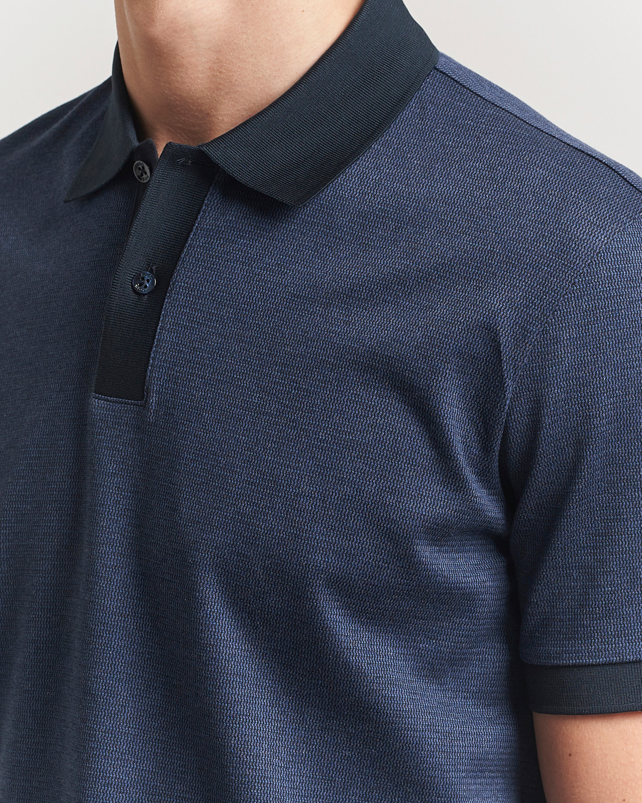 Heren | Polo's | BOSS BLACK | Parlay Jersey Polo Dark Blue