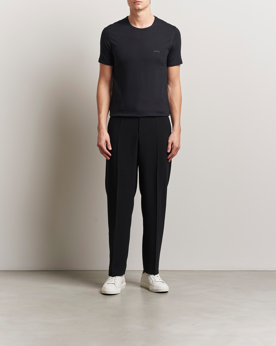 Heren | T-shirts | BOSS BLACK | 3-Pack Crew Neck T-Shirt Beige/Black/White