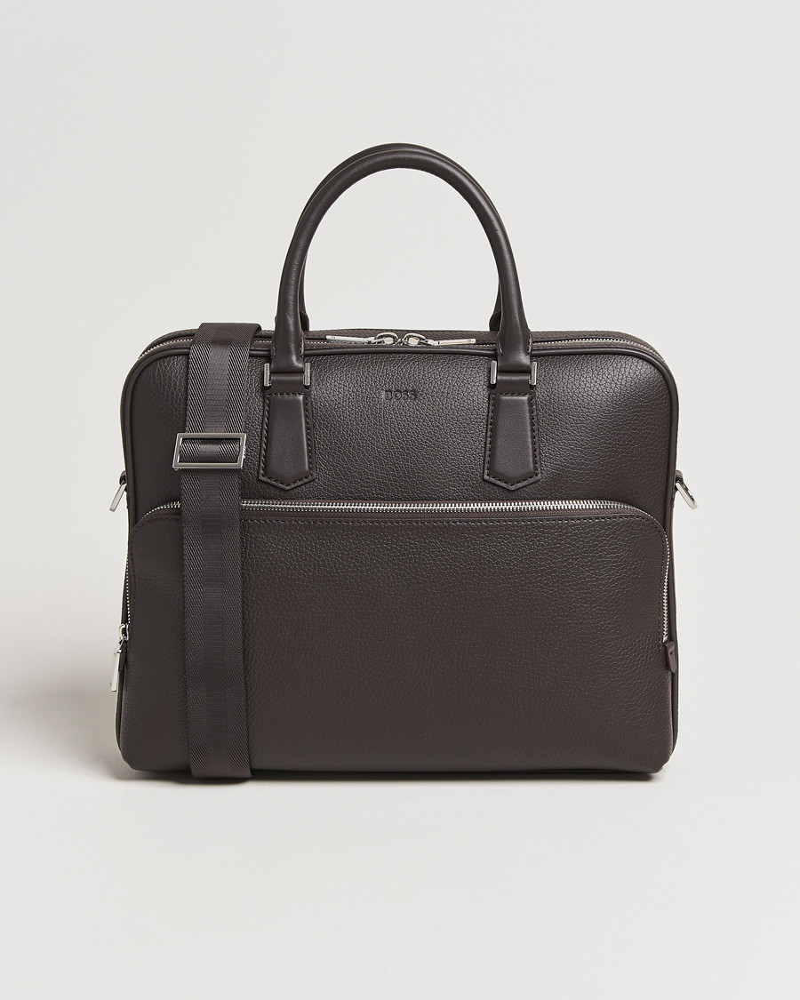 Heren | BOSS BLACK Crosstown Document Case Dark Brown | BOSS BLACK | Crosstown Document Case Dark Brown