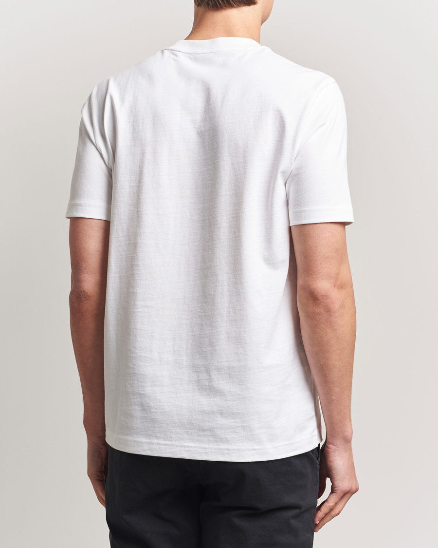Heren | T-shirts | BOSS ORANGE | On The Way Printed Crew Neck T-Shirt White