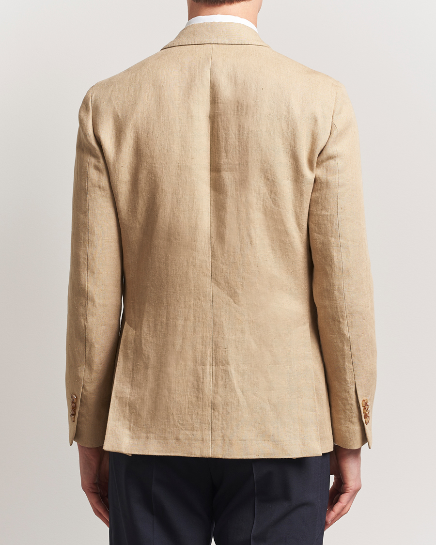 Heren | Blazers | Lardini | Linen Canvas Blazer Beige