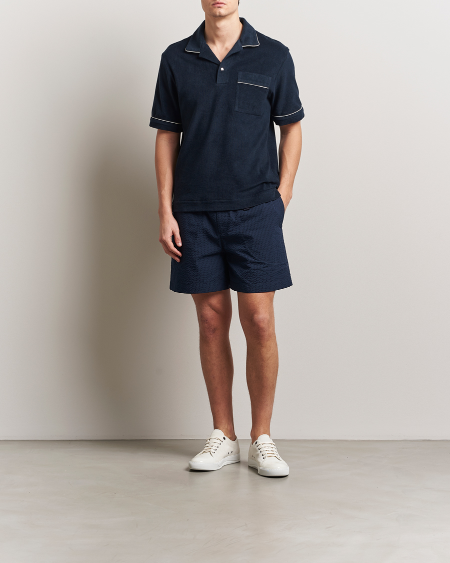 Heren | Korte broek | Moncler | Drawstring Shorts Navy