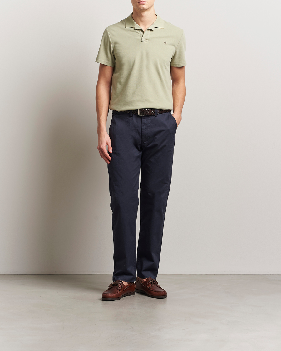 Heren | Polo's | Morris | Dylan Pique Shirt Olive