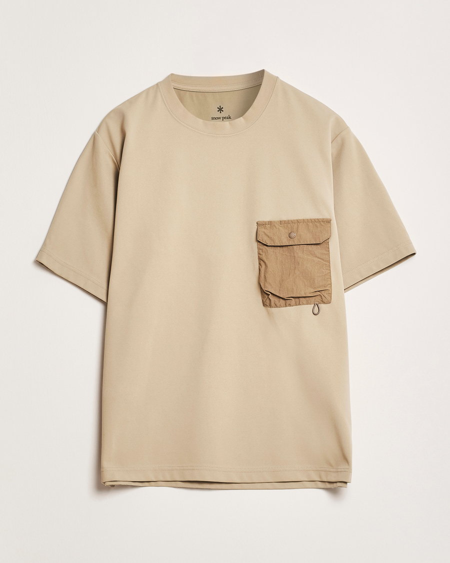 Heren | T-shirts | Snow Peak | Insect Shield T-Shirt Beige