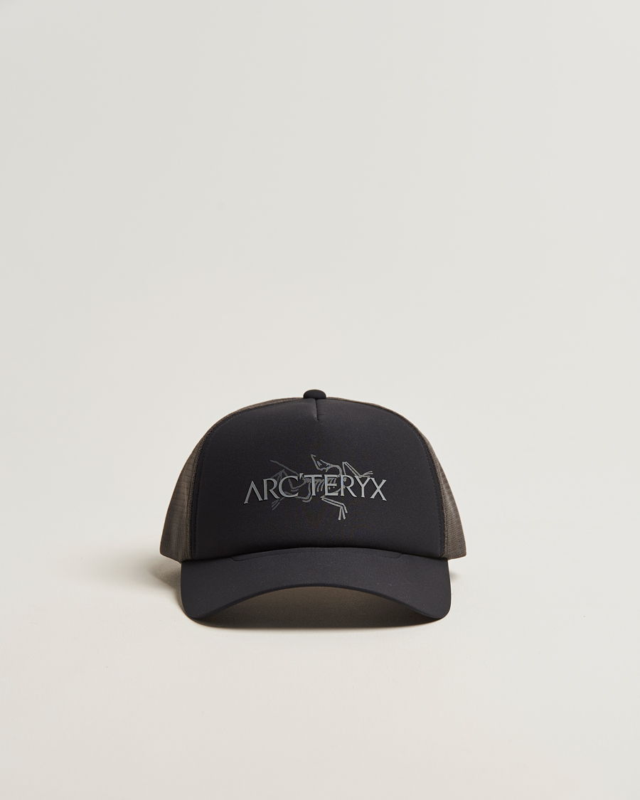 Heren | Arc'teryx Bird Trucker Cap Black/Cloud | Arc'teryx | Bird Trucker Cap Black/Cloud