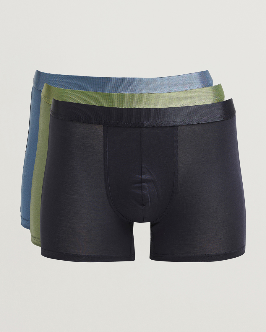 Heren | Ondergoed | CDLP | 3-Pack Boxer Briefs Navy/Steel/Sage