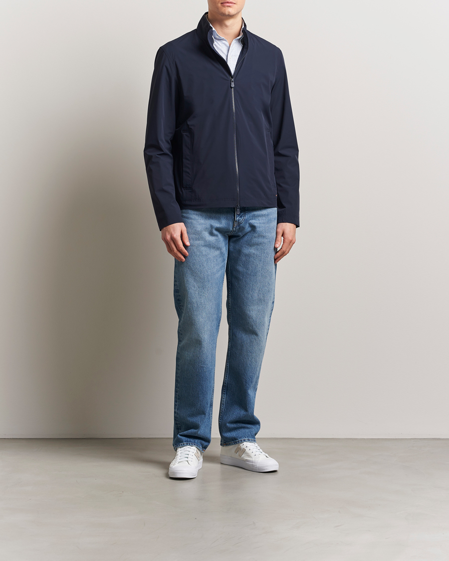 Heren | Jassen | Save The Duck | Saxon Lightweight Stretch Jacket Navy Blue