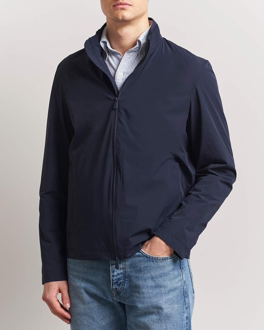 Heren | Jassen | Save The Duck | Saxon Lightweight Stretch Jacket Navy Blue