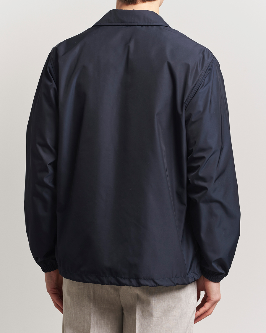 Heren | Jassen | Save The Duck | Prince Wind/Water Resistant Coach Jacket Blue Black