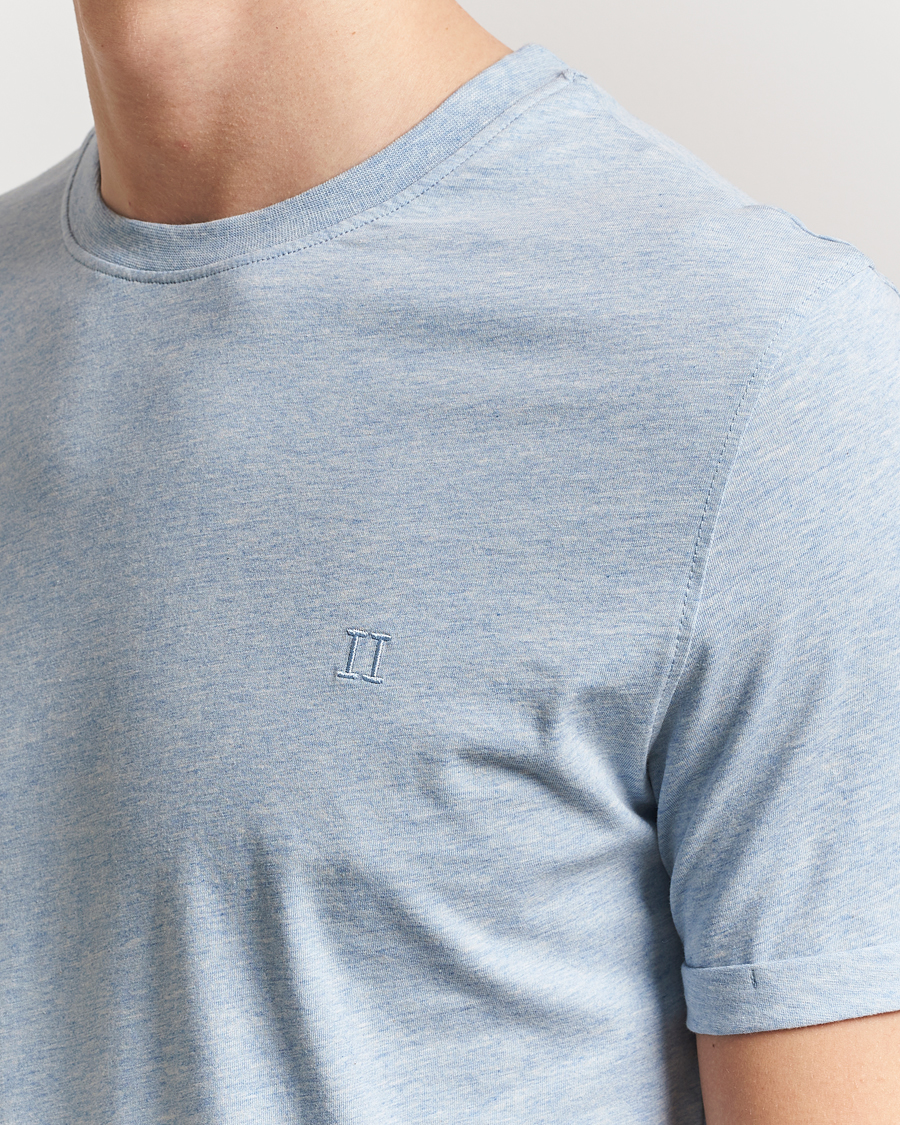 Heren | T-shirts | LES DEUX | Nørregaard Tonal T-Shirt Xenon Blue Melange