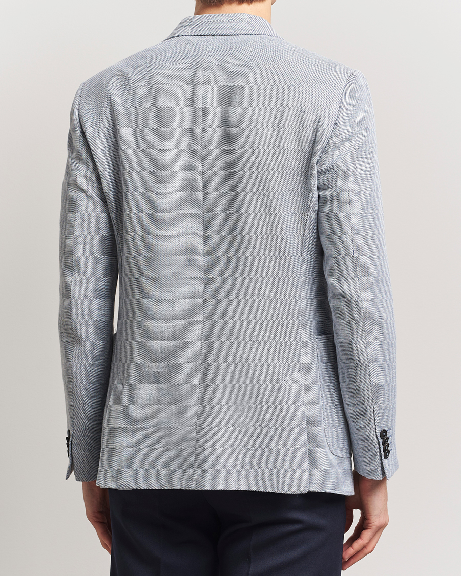 Heren | Blazers | Tiger of Sweden | Justin Linen/Cotton Structured Blazer Deep Blue
