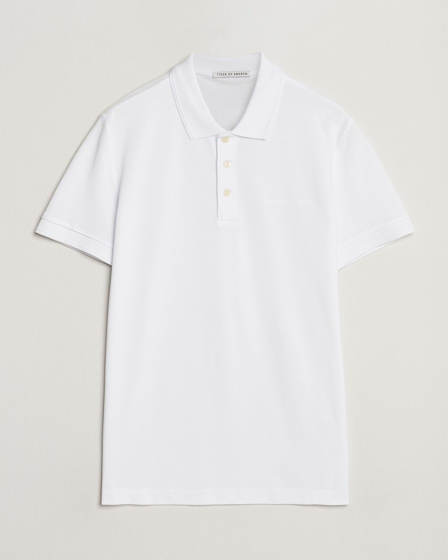 Heren | Polo's | Tiger of Sweden | Darios Polo Pure White