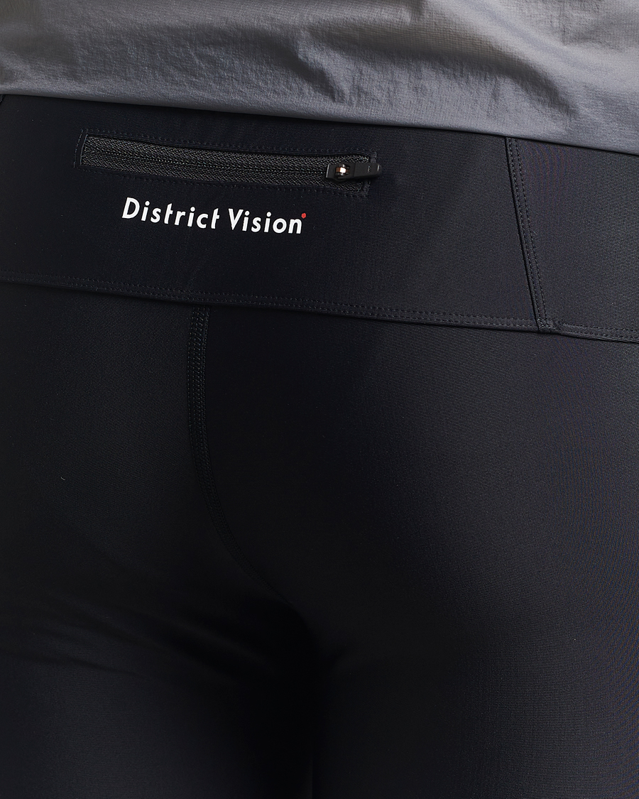 Heren | Korte broek | District Vision | 9 Inch Recycled Half Tights Black